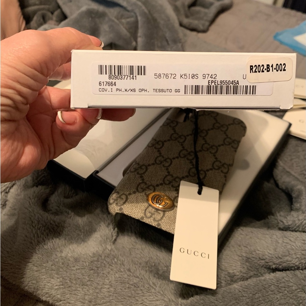 Gucci iphone case Brown Monogram